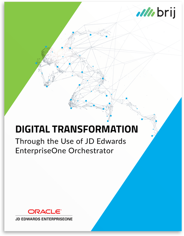 Digital Transformation with JDE E1 Orchestrator